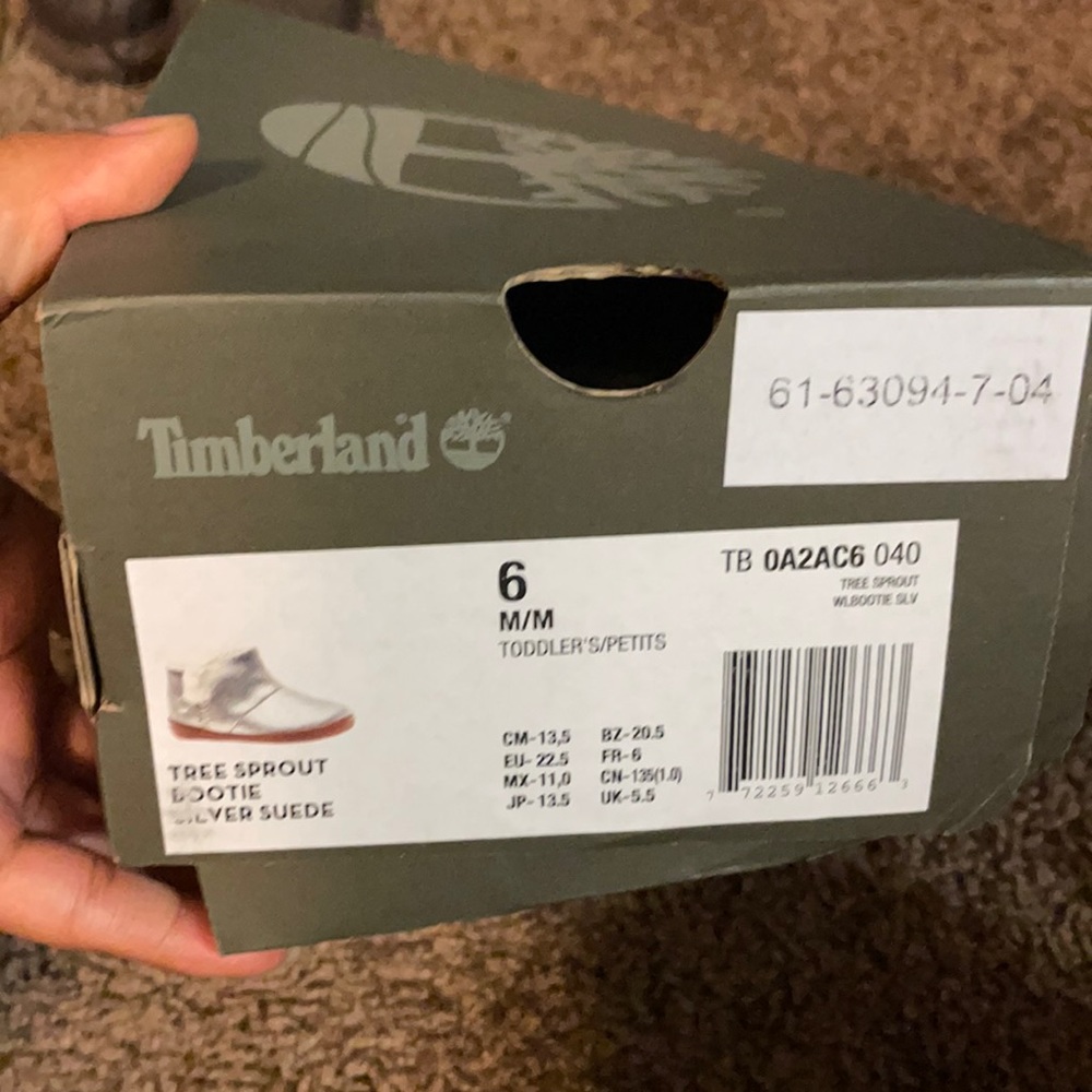 Brand new, never worn Timbaland toddler boots.